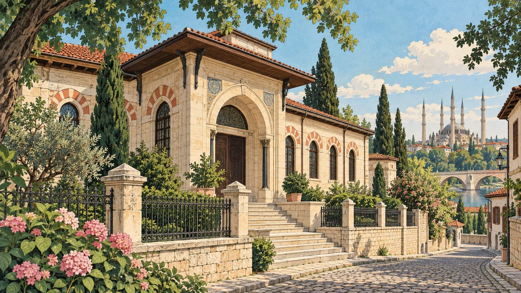 Illustration of Edirne Osman İnci Museum, Edirne