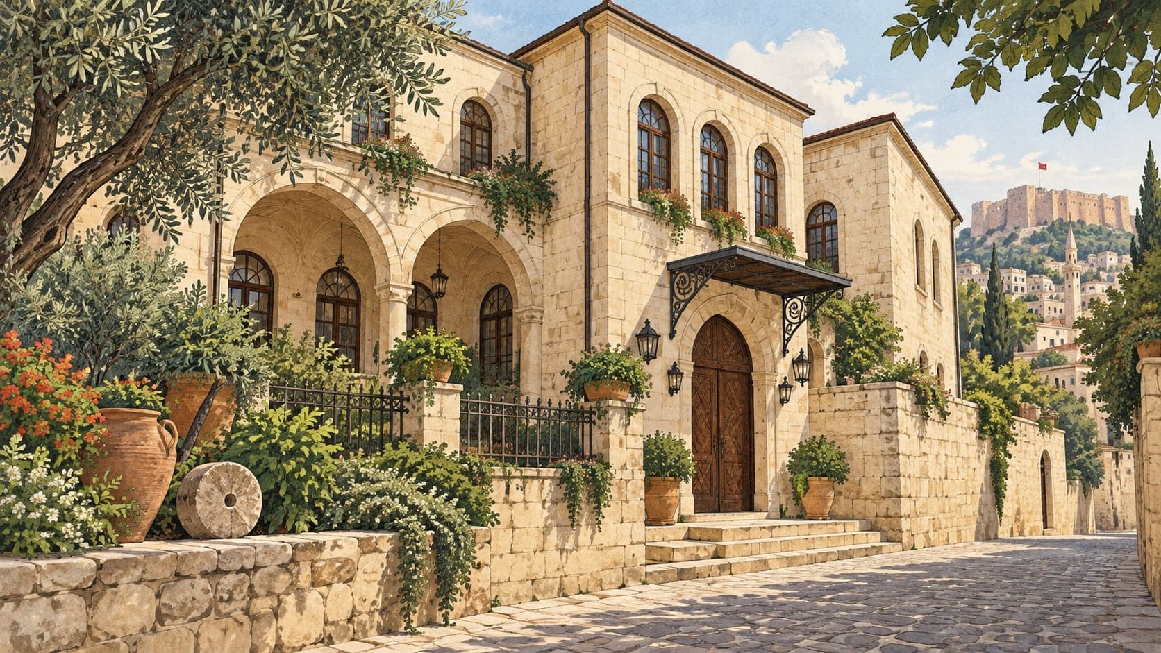 Illustration of Emine Göğüş Cuisine Museum, Gaziantep