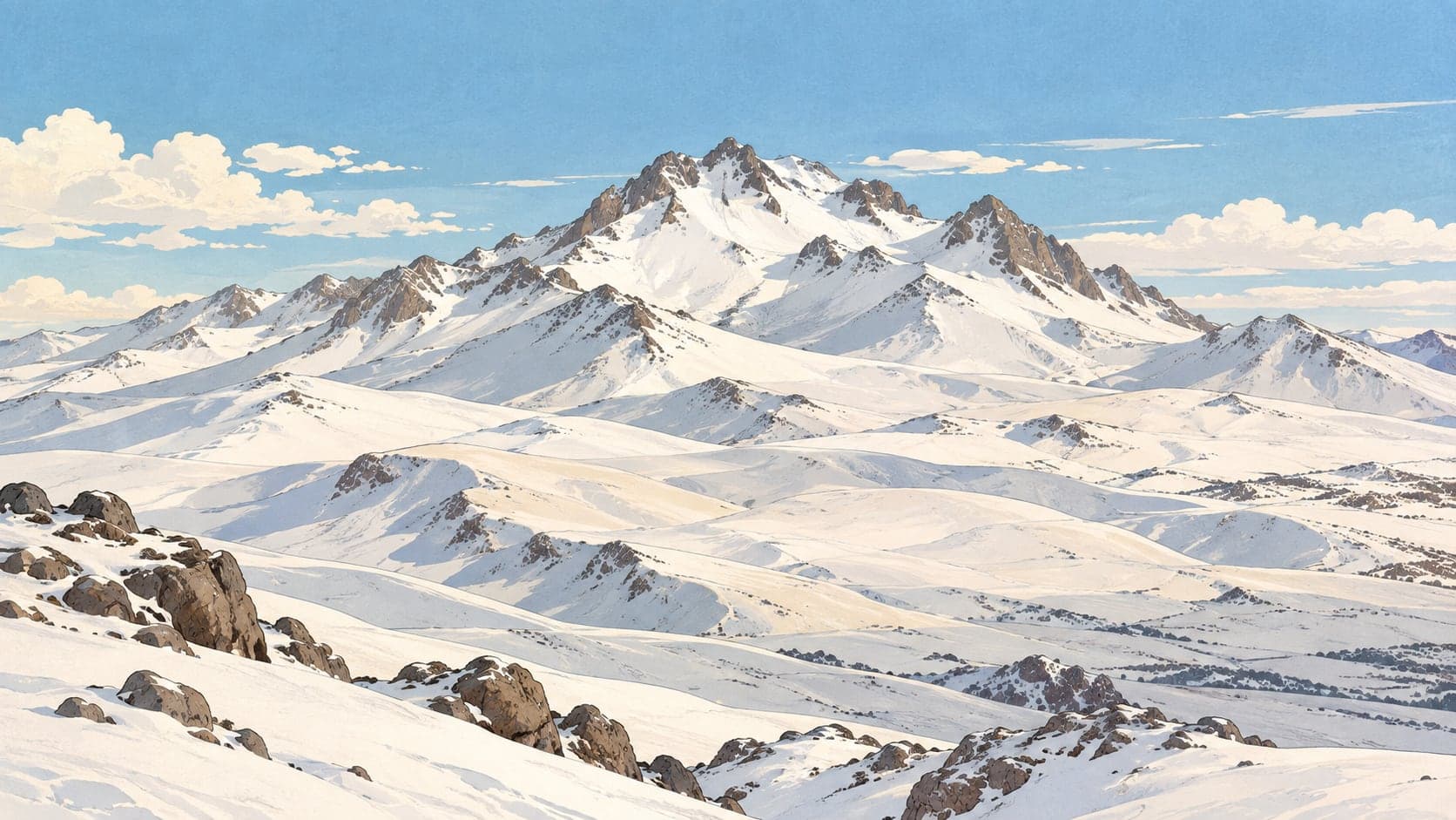 Illustration of Erciyes Mountain (Ski Centre), Kayseri