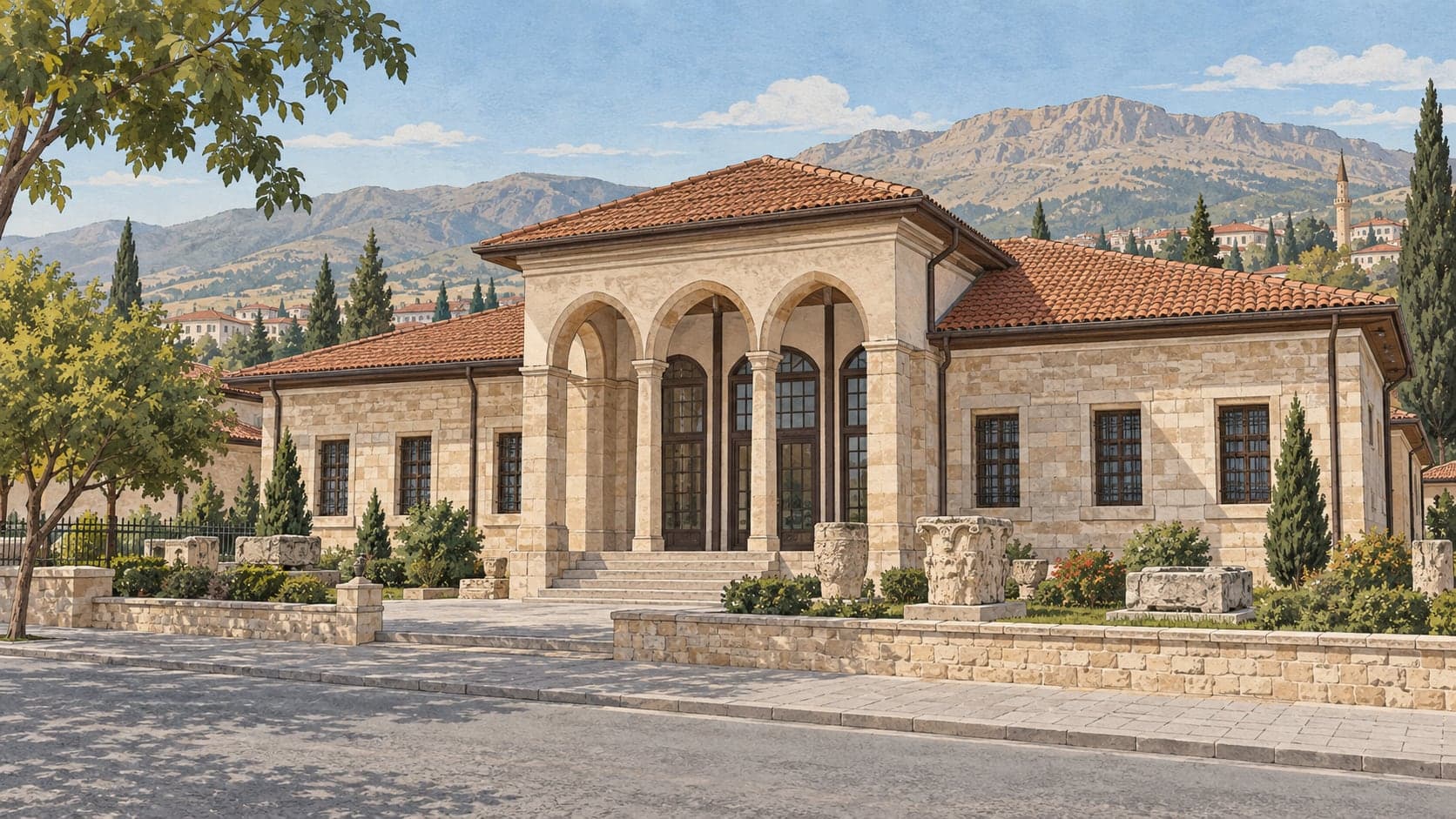 Illustration of Ereğli Museum, Konya