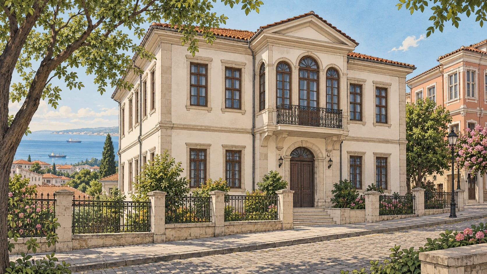 Illustration of Old Tekirdağ Photographs Museum, Tekirdağ