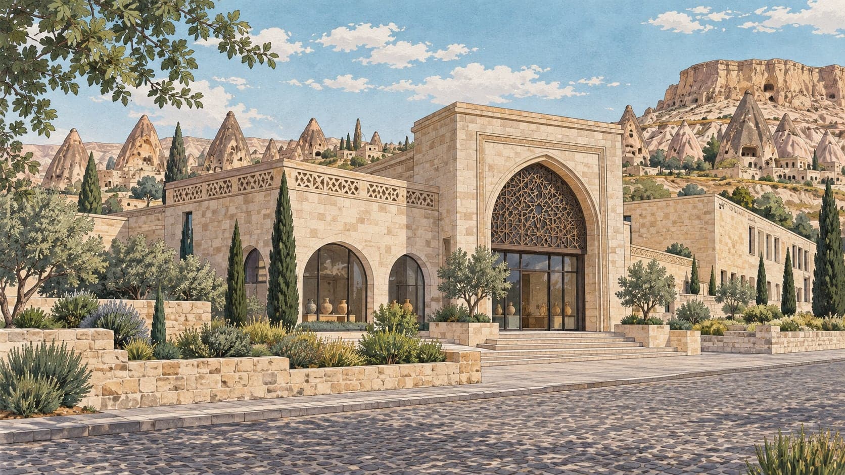 Illustration of Güray Museum, Nevşehir