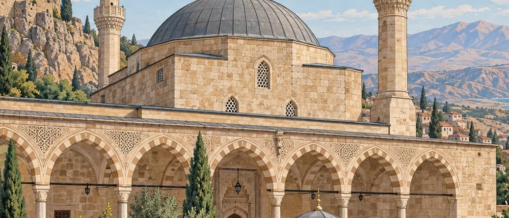 Illustration of Harput Great Mosque, Elazığ