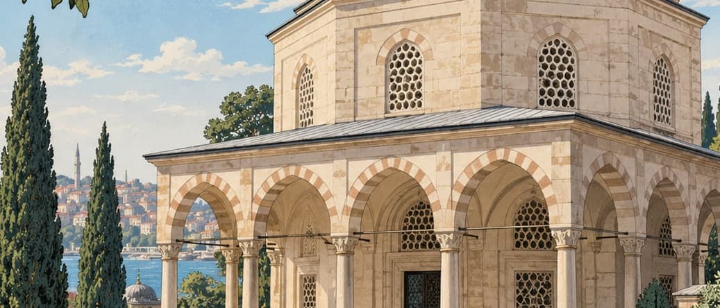 Illustration of Hüsrev Paşa Tomb, İstanbul