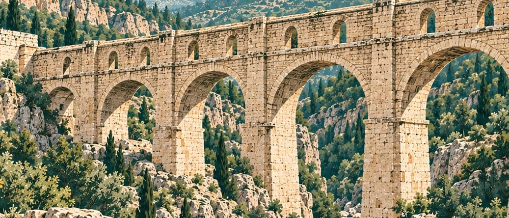 Illustration of İncekaya Su Kemeri, Karabük