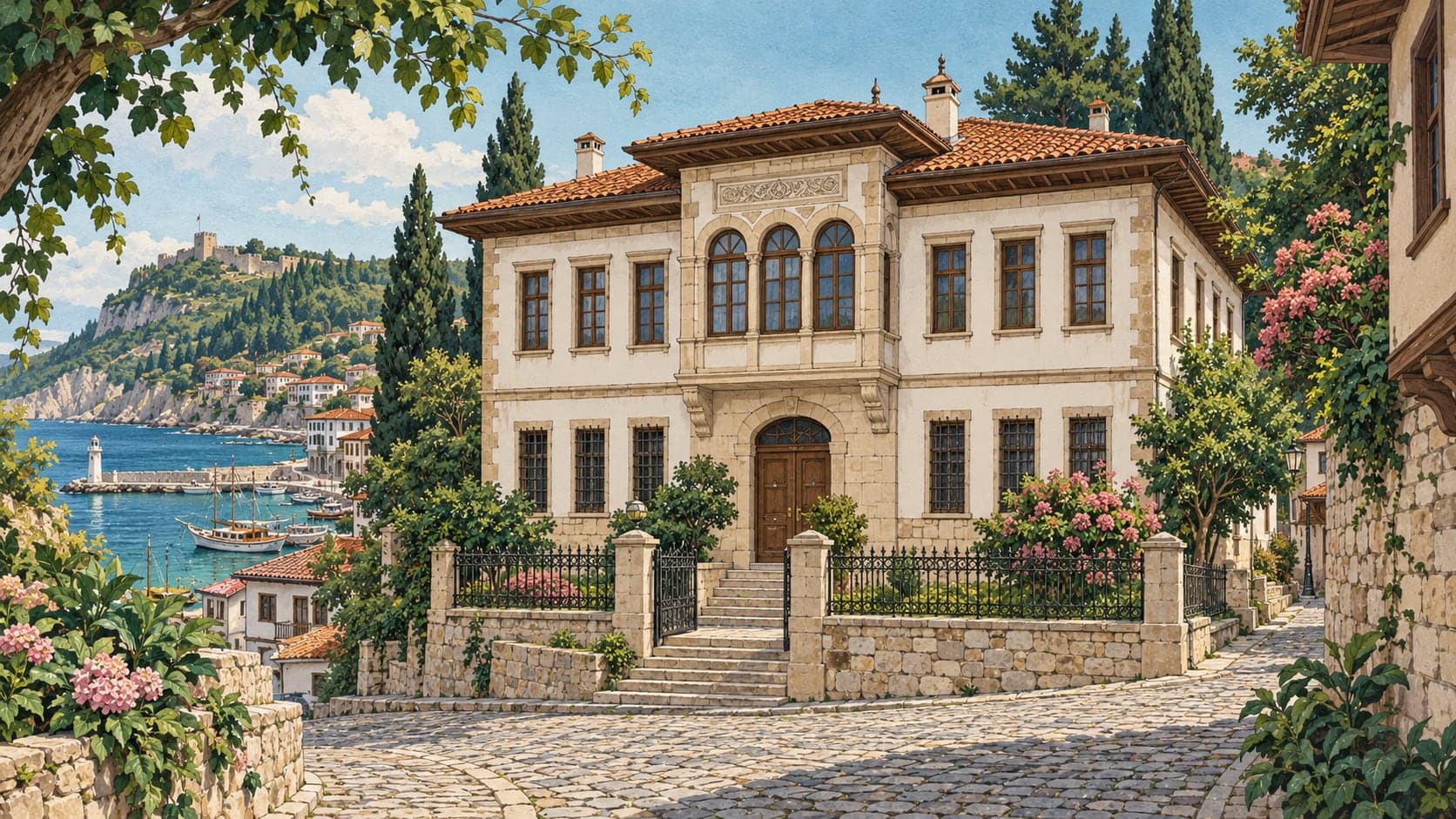 Illustration of İnebolu Turkish Ocağı Building, Kastamonu