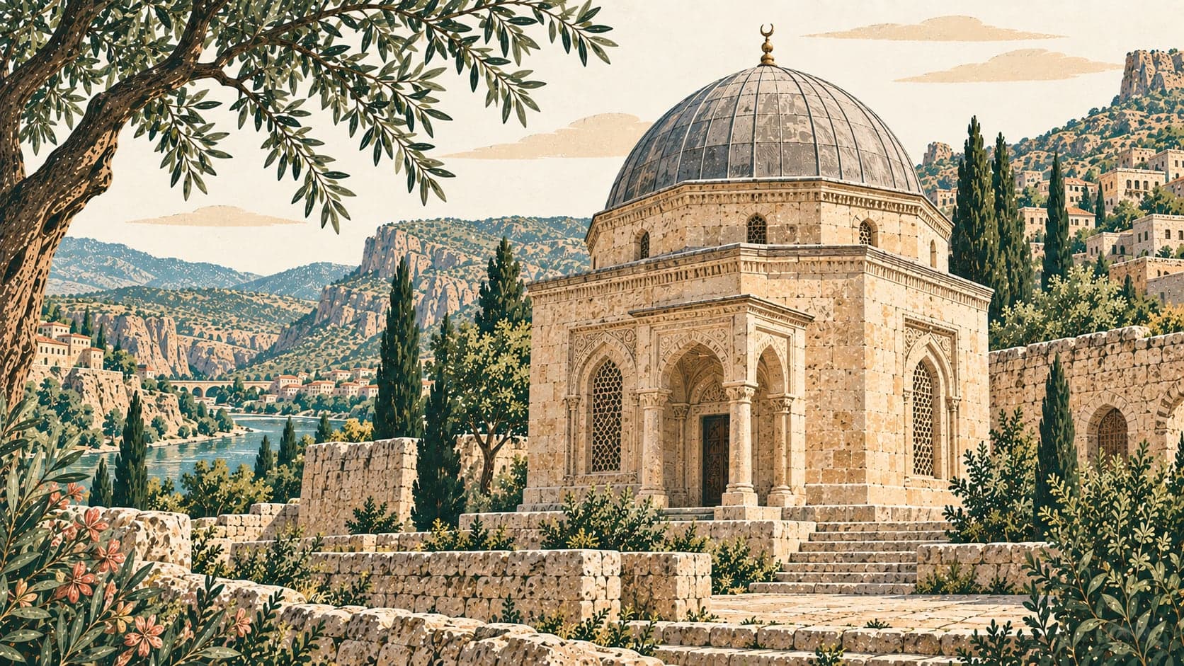Illustration of İsmail Fakirullah Tomb, Siirt