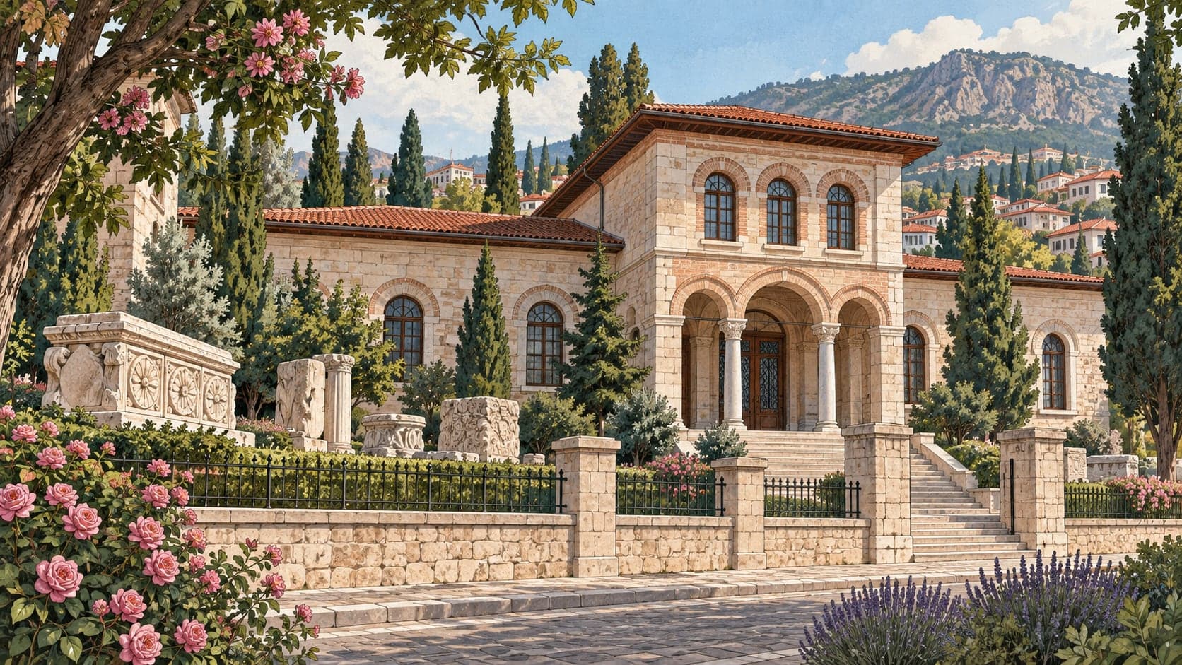 Illustration of Isparta Museum, Isparta