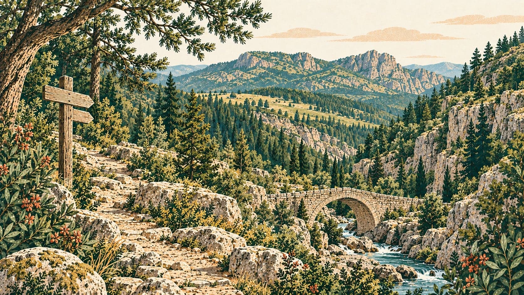 Illustration of İstiklal Yolu Historical National Park, Kastamonu