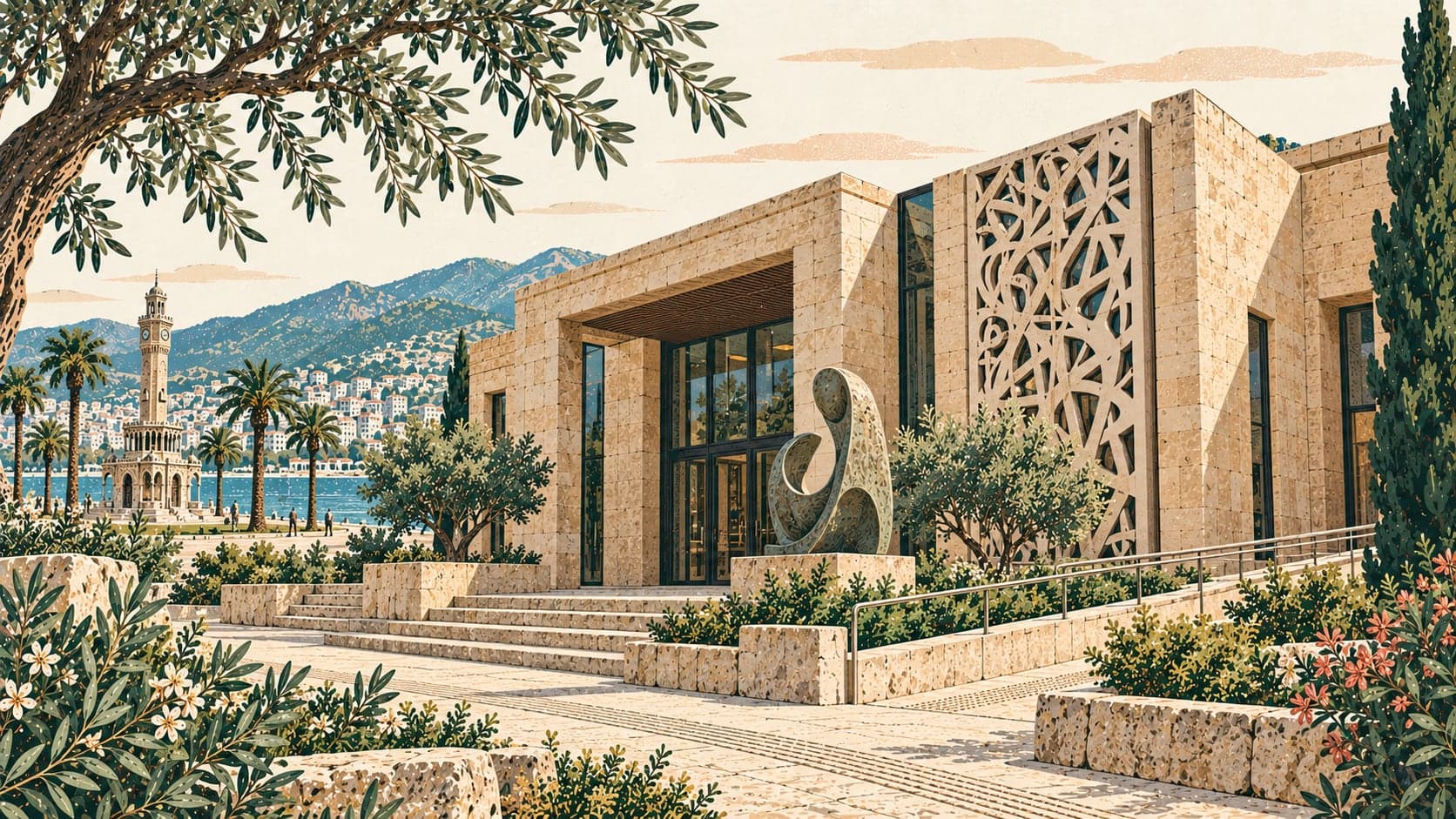 Illustration of İzmir Dokunabilir Engelsiz Modern Sanat Müzesi, İzmir