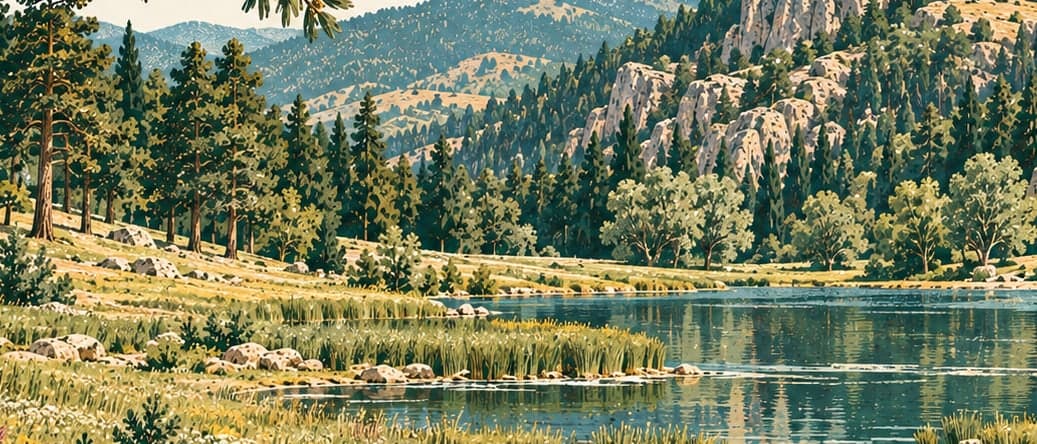 Illustration of Kadınçayırı Nature Park, Çankırı