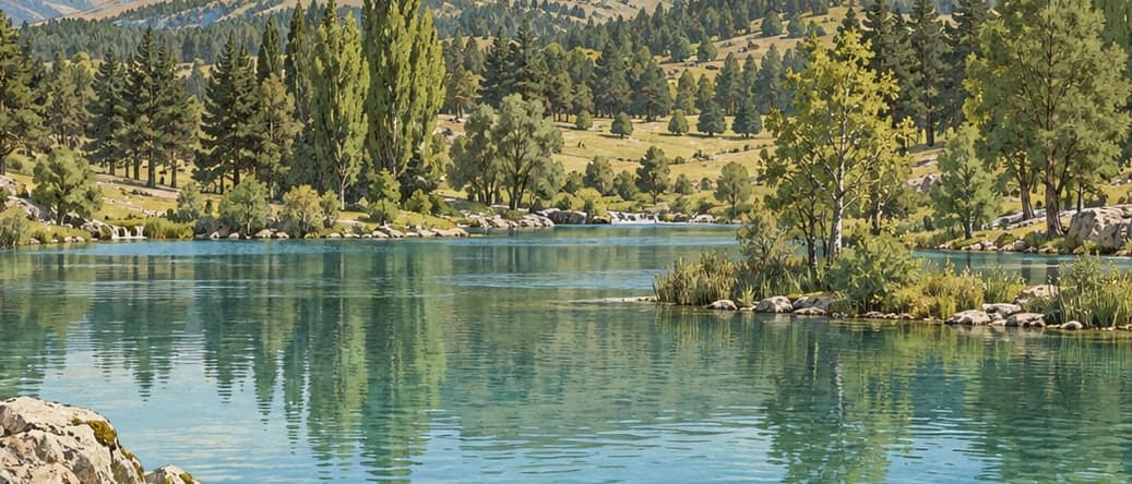 Illustration of Kangal Balıklıgöl Nature Park, Sivas