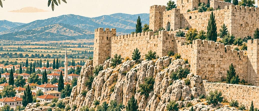Illustration of Karaman Castle, Karaman