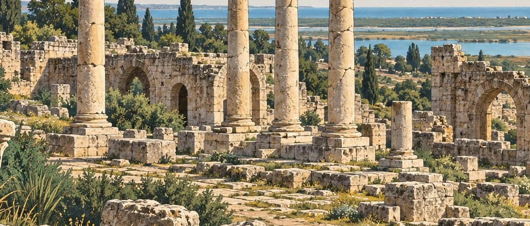 Illustration of Karataş Magarsus Ancient City, Adana
