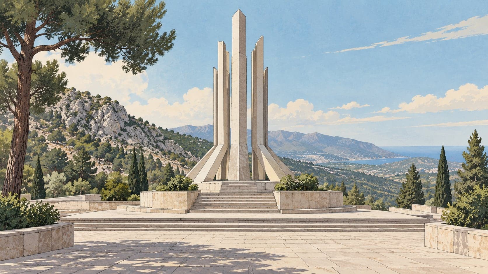 Illustration of Karboğazı Kuvayi Milliye Monument, Mersin