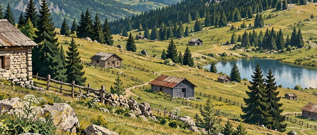Illustration of Kardüz Plateau, Düzce