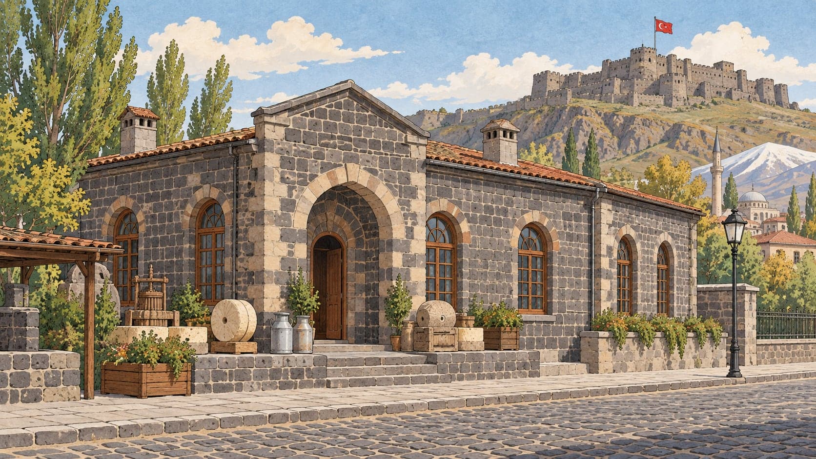 Illustration of Kars Cheese Museum, Kars