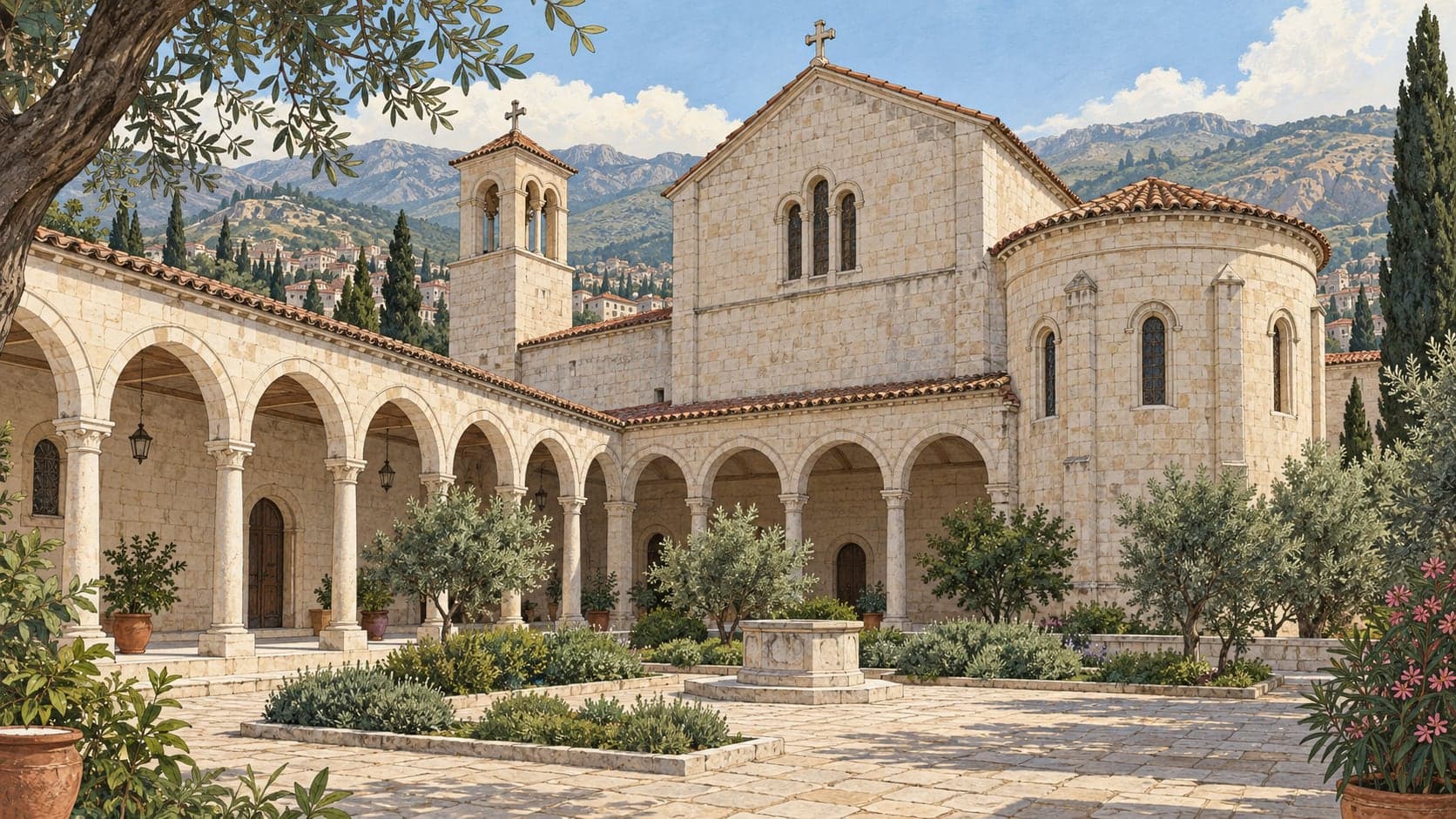 Illustration of Katolik Church, Hatay