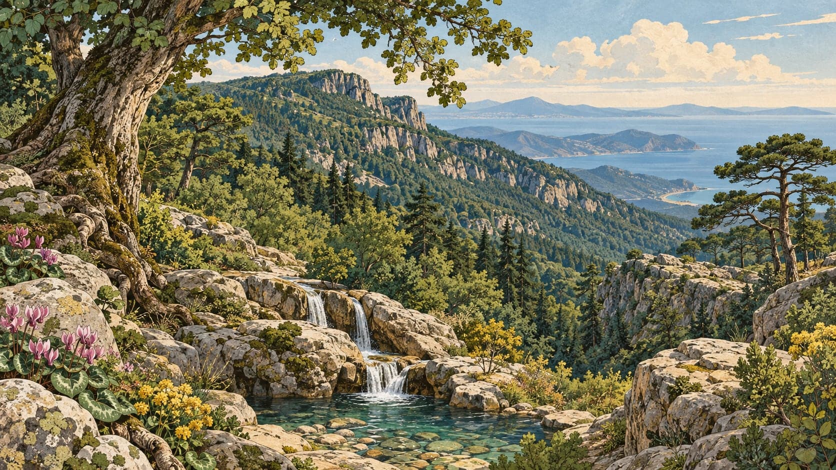 Illustration of Kazdağı National Park, Balıkesir