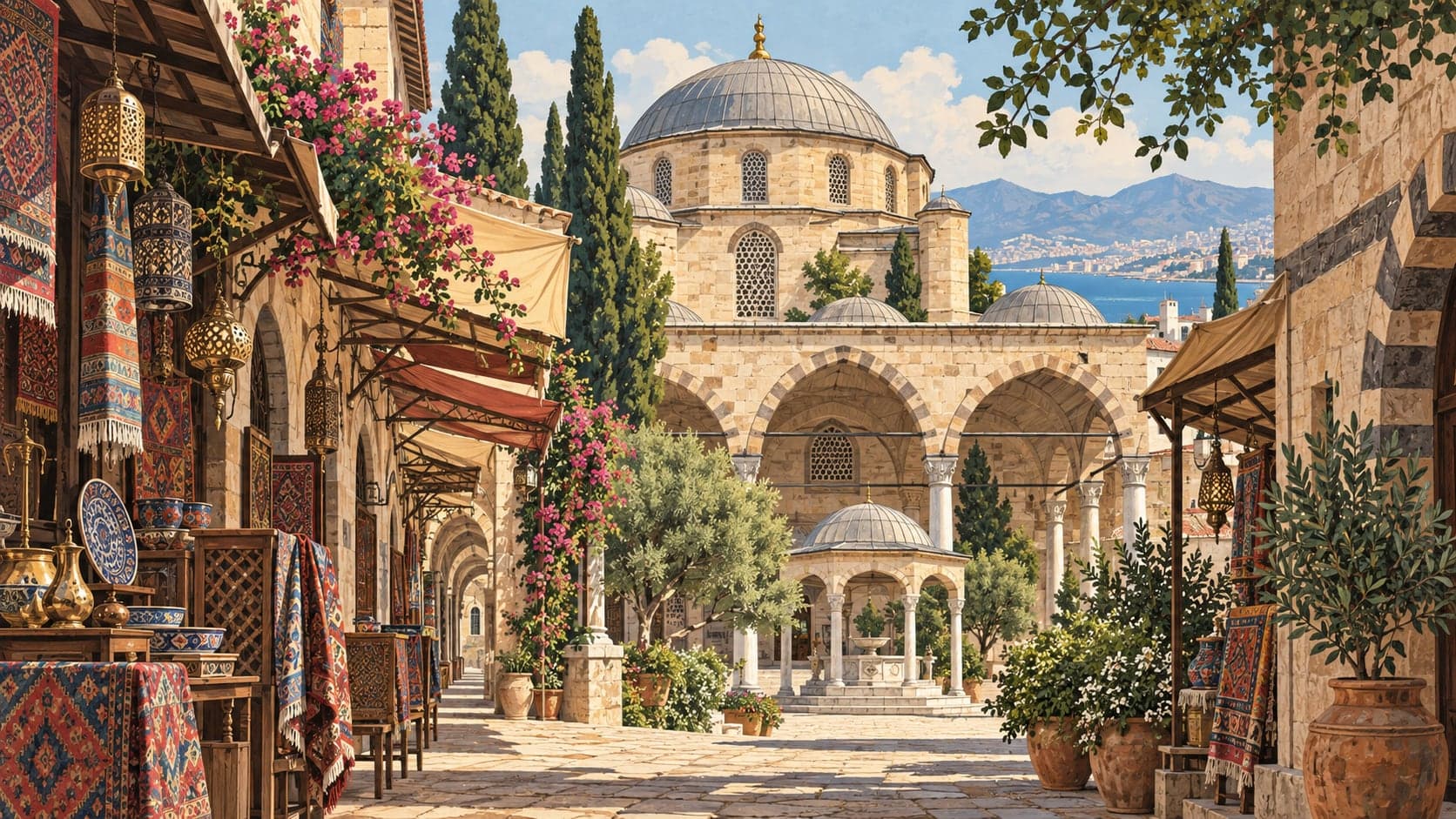 Illustration of Kemeraltı, İzmir