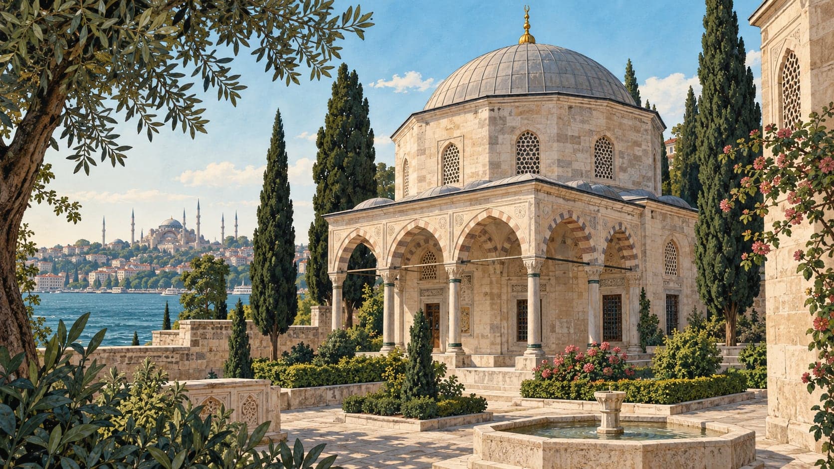 Illustration of Kılıç Ali Paşa Tomb, İstanbul
