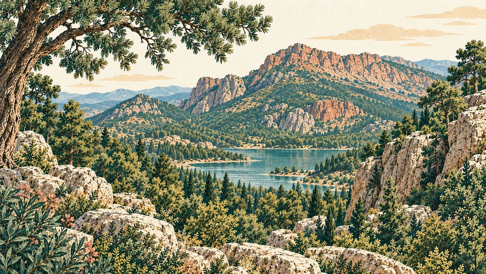 Illustration of Kızıldağ National Park, Isparta