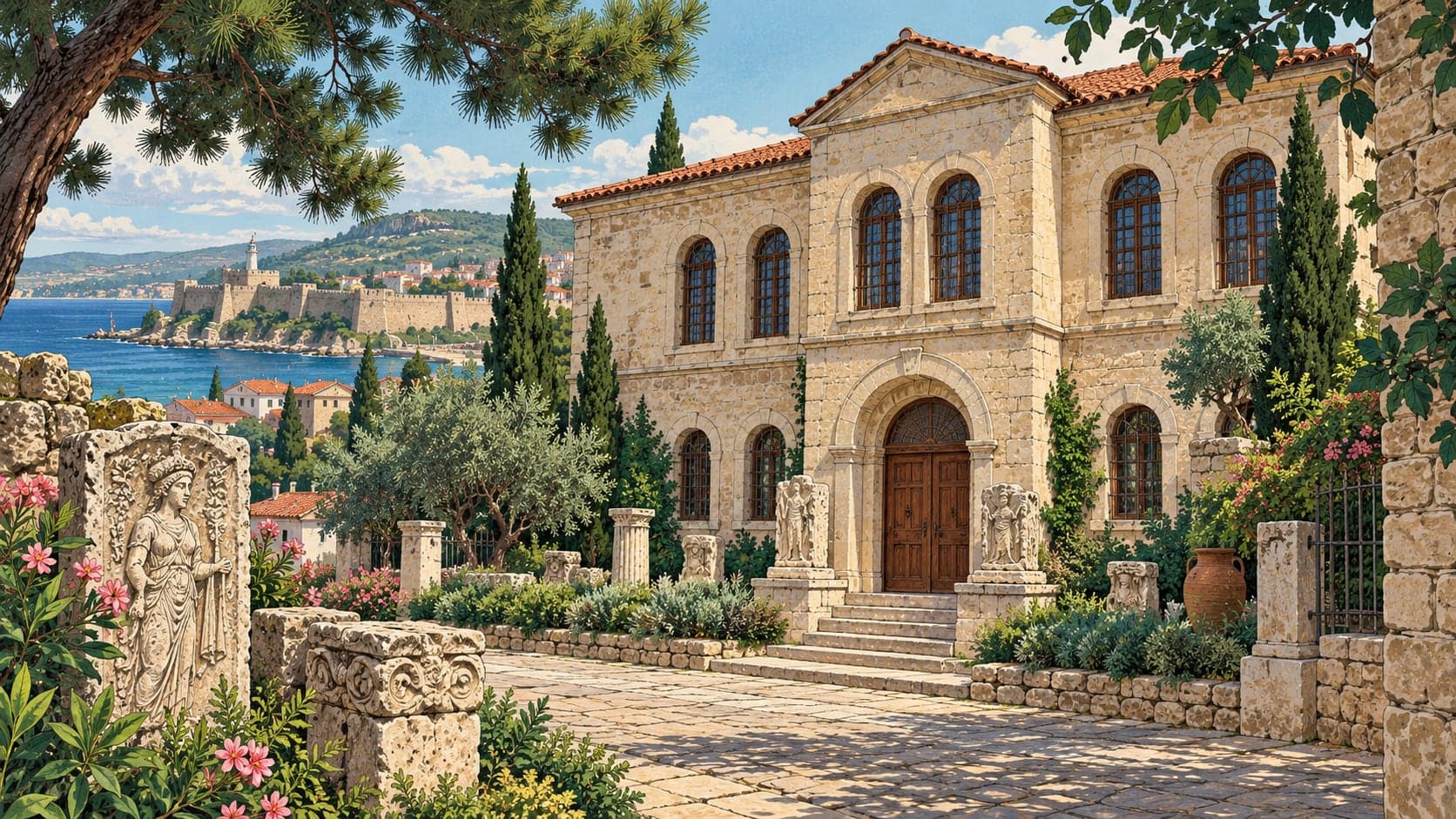 Illustration of Cultural Heritage Museum, Sinop