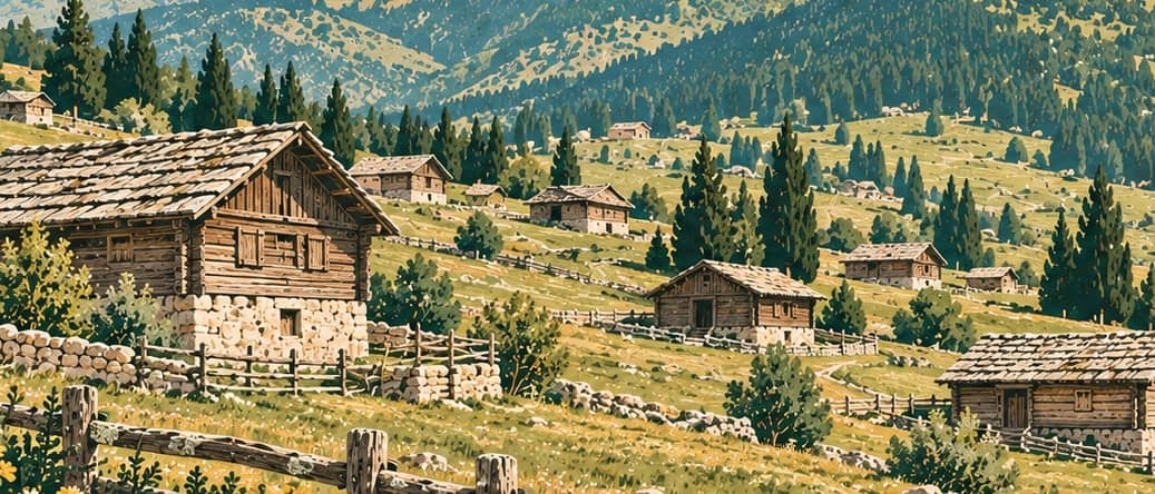 Illustration of Kümbet Plateau, Giresun