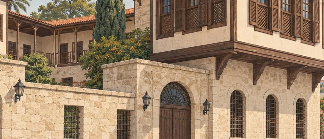 Illustration of Kuruköprü Monumental Museum and Traditional Adana House, Adana