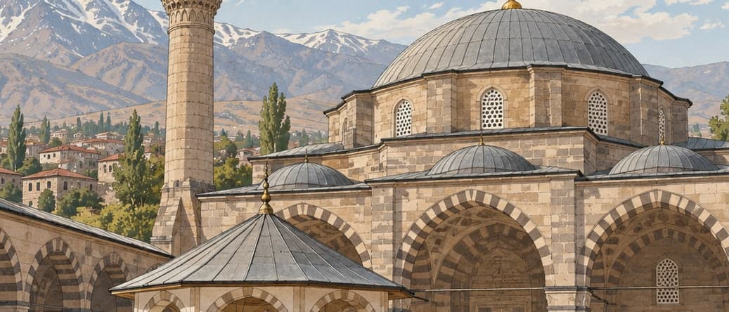 Illustration of Lala Mustafa Paşa Mosque, Erzurum