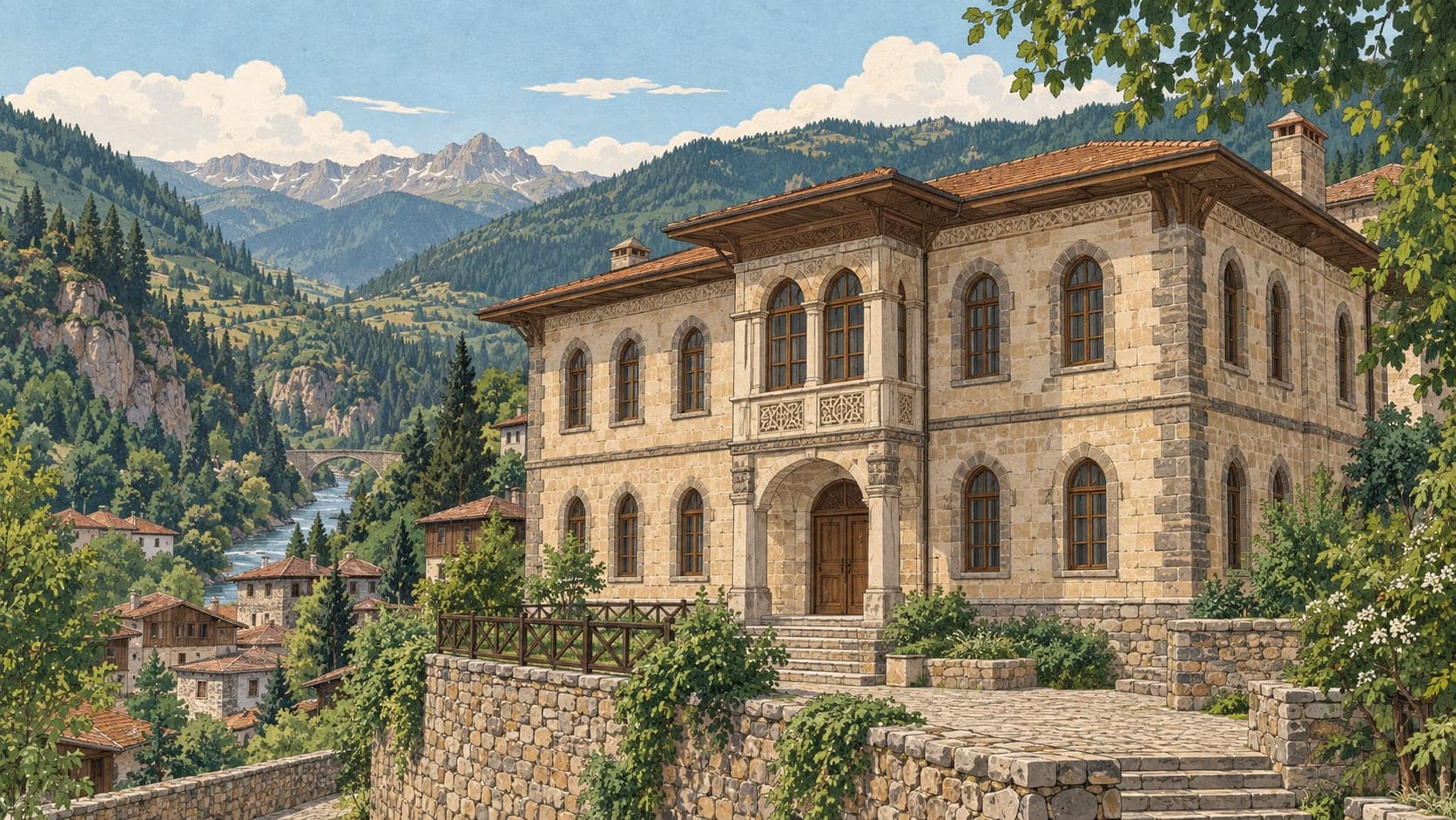Illustration of Madenköy-şavşat, Artvin