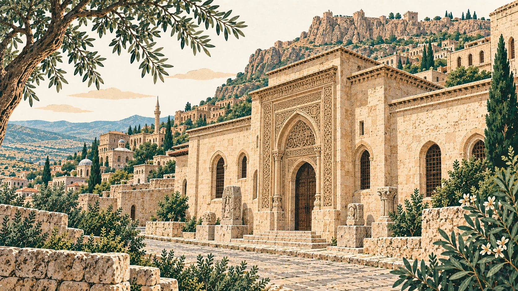 Illustration of Mardin Museum, Mardin