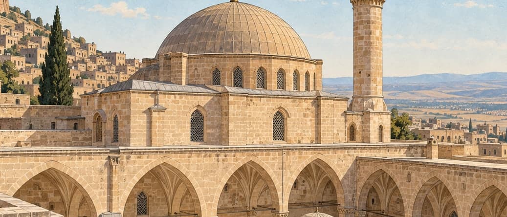 Illustration of Mardin Great Mosque, Mardin