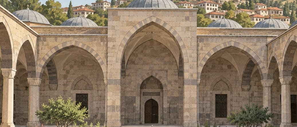 Illustration of Mehmet Paşa Mosque, Amasya