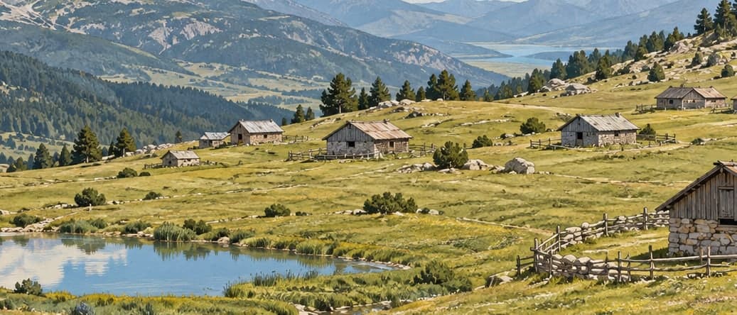 Illustration of Melikler Plateau, Isparta