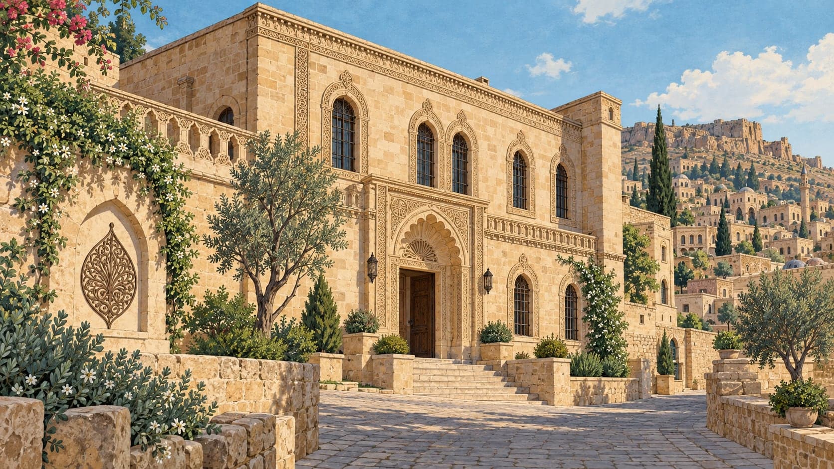 Illustration of Midyat Municipality Filigree Museum, Mardin