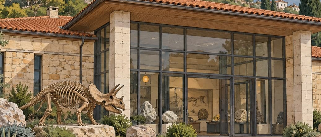Illustration of Mineral and Fossil Museum, Aydın