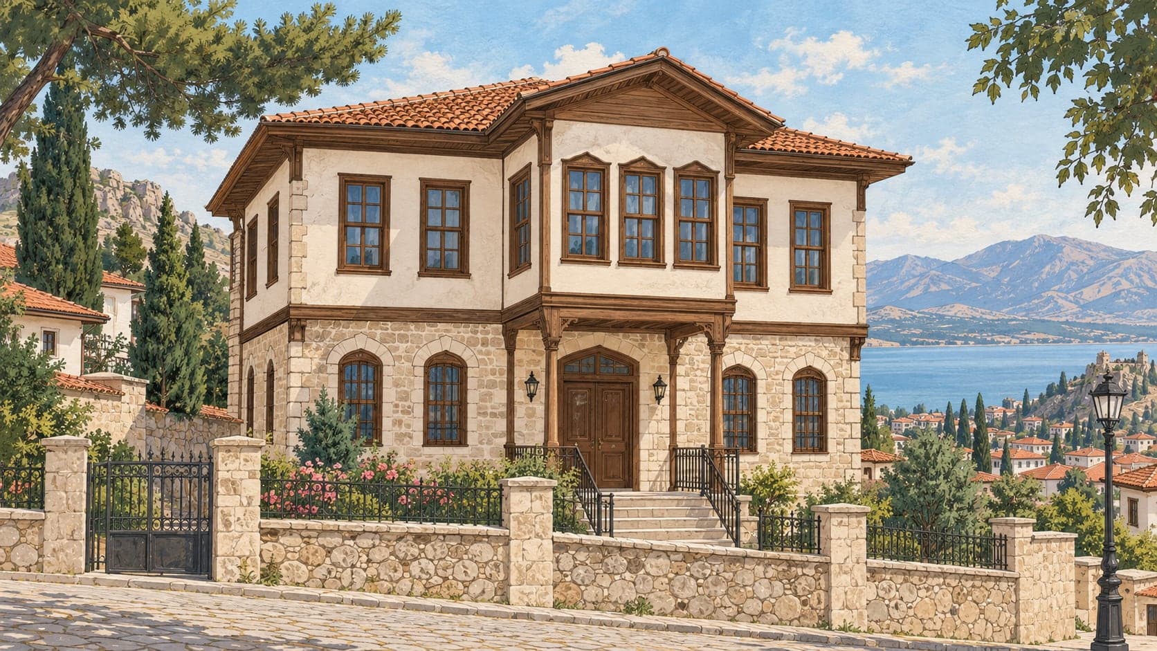 Illustration of Muallim Mustafa Sırrı Özkan Culture House, Burdur