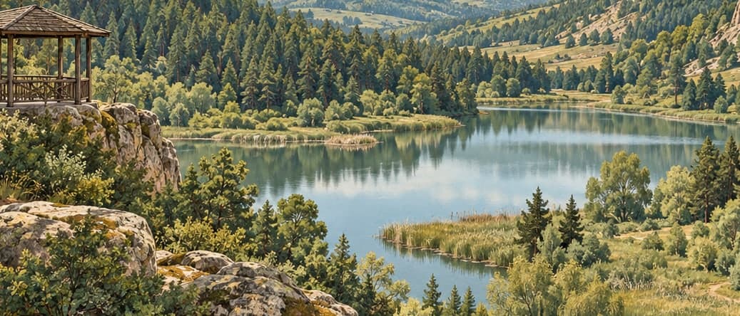 Illustration of Musaözü Nature Park, Eskişehir