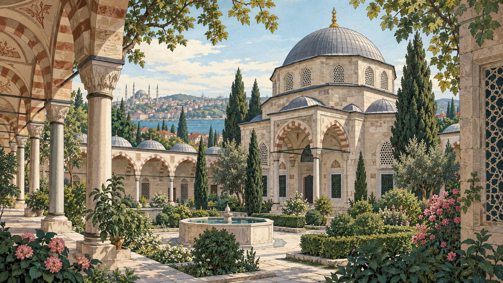 Illustration of Nakkaş Hasan Paşa Tomb, İstanbul