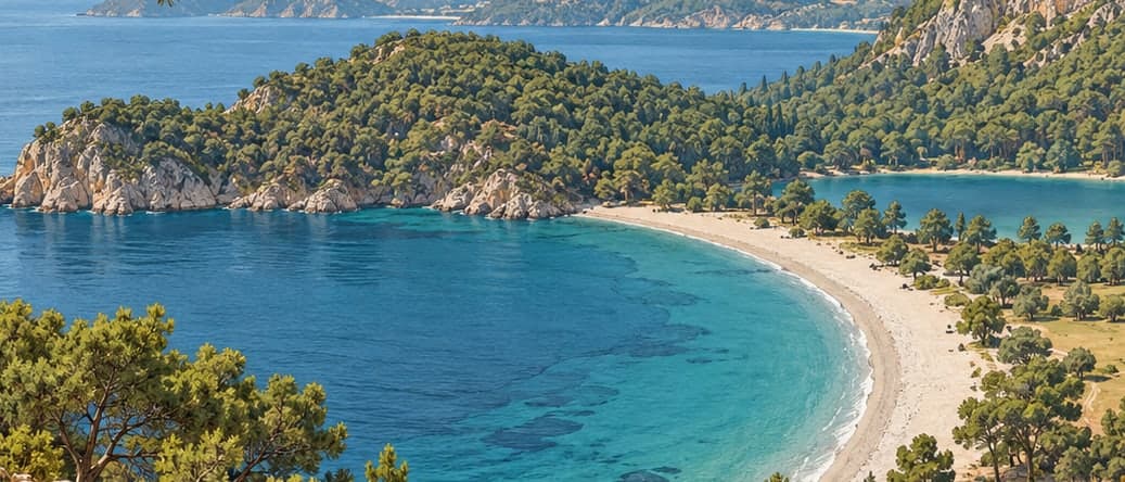Illustration of Ölüdeniz Kıdrak Nature Park, Muğla