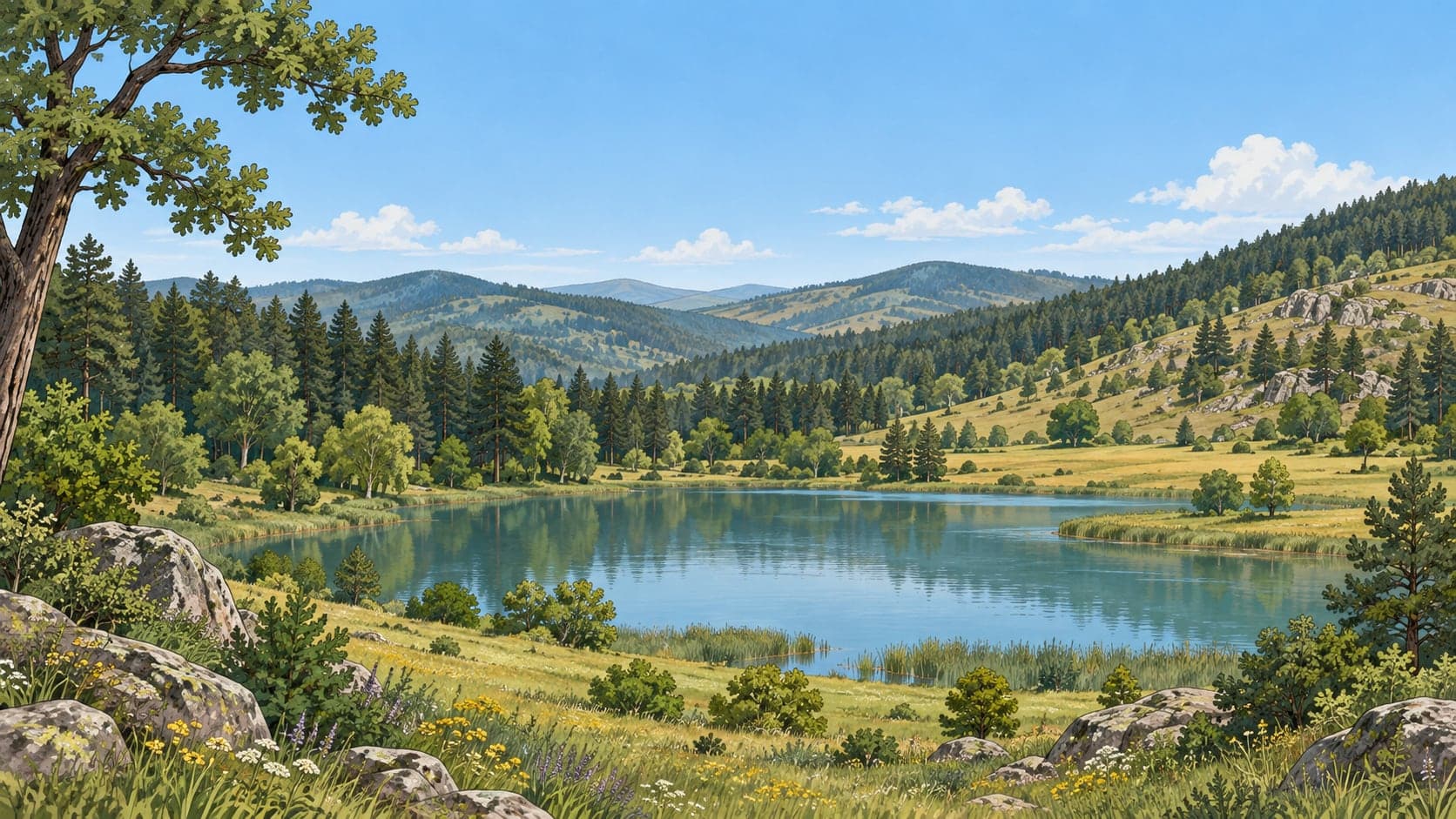 Illustration of Oluközü Nature Park, Yozgat