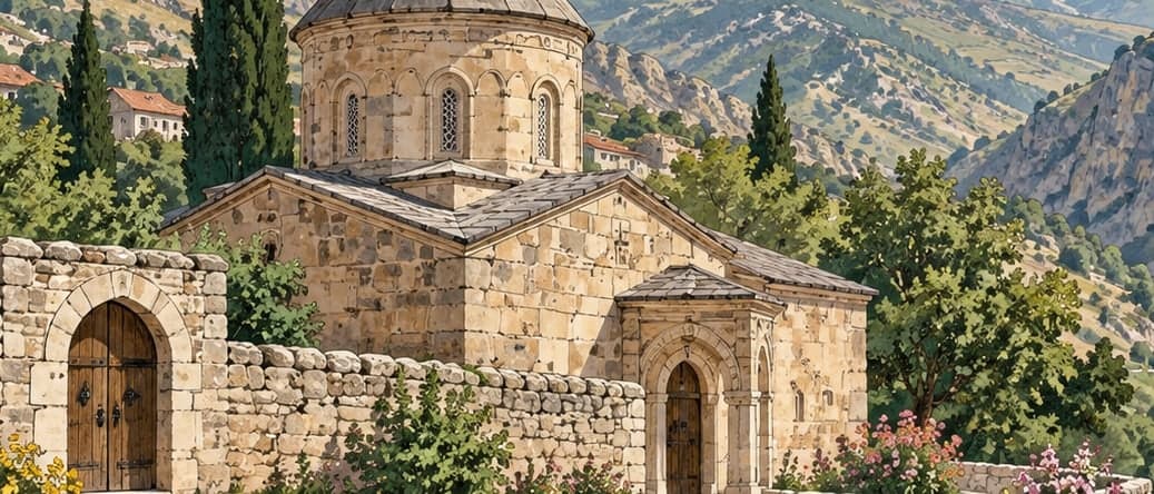 Illustration of Ovacık Ziyaret Village, Tunceli