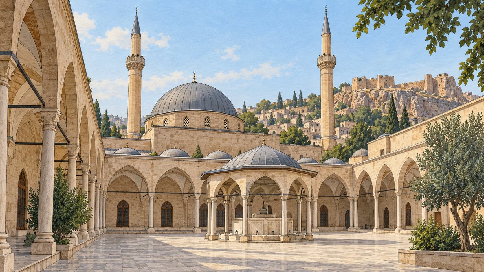Illustration of Pera Palas Atatürk Museum, İstanbul