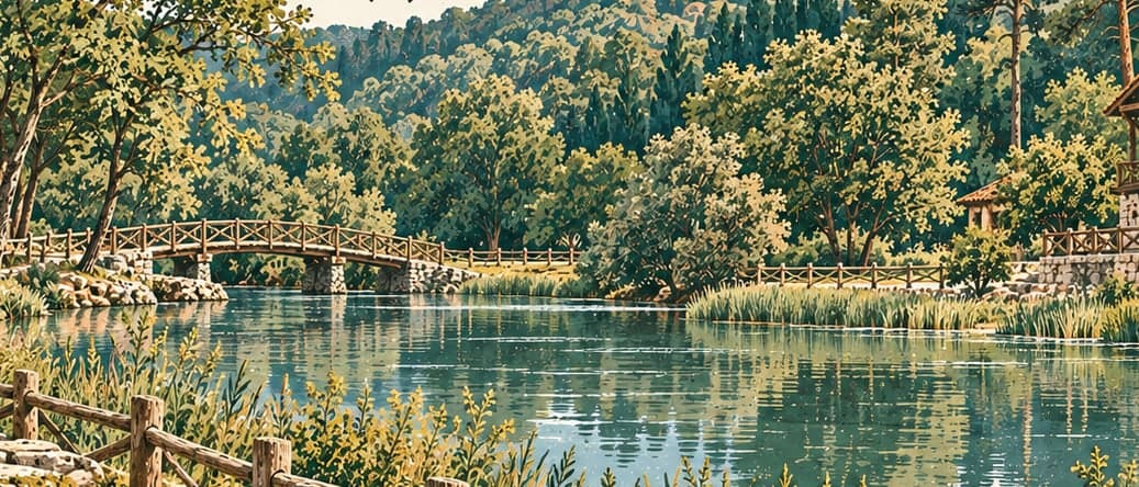Illustration of Polonezköy Nature Park, İstanbul