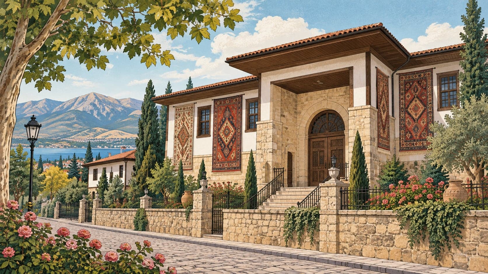 Illustration of Prof. Dr. Turan Yazgan Ethnography Carpet and Kilim Museum, Isparta
