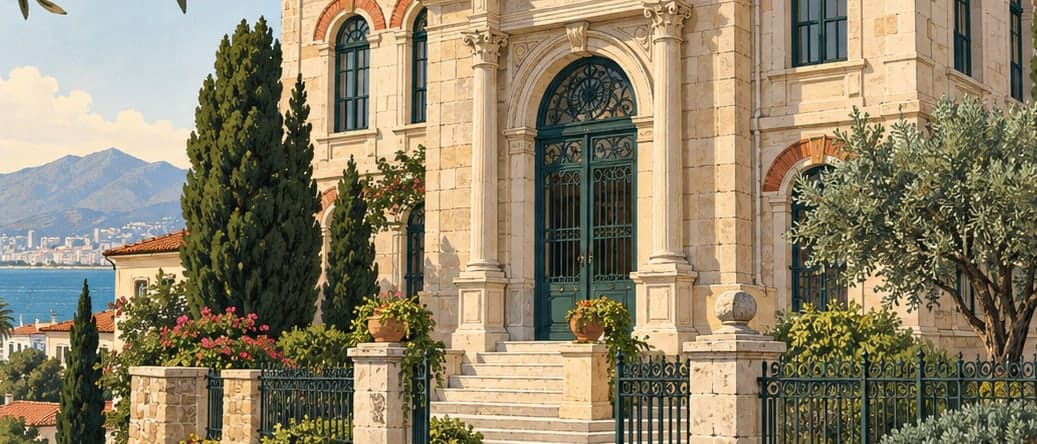 Illustration of Radio and Democracy Museum, İzmir