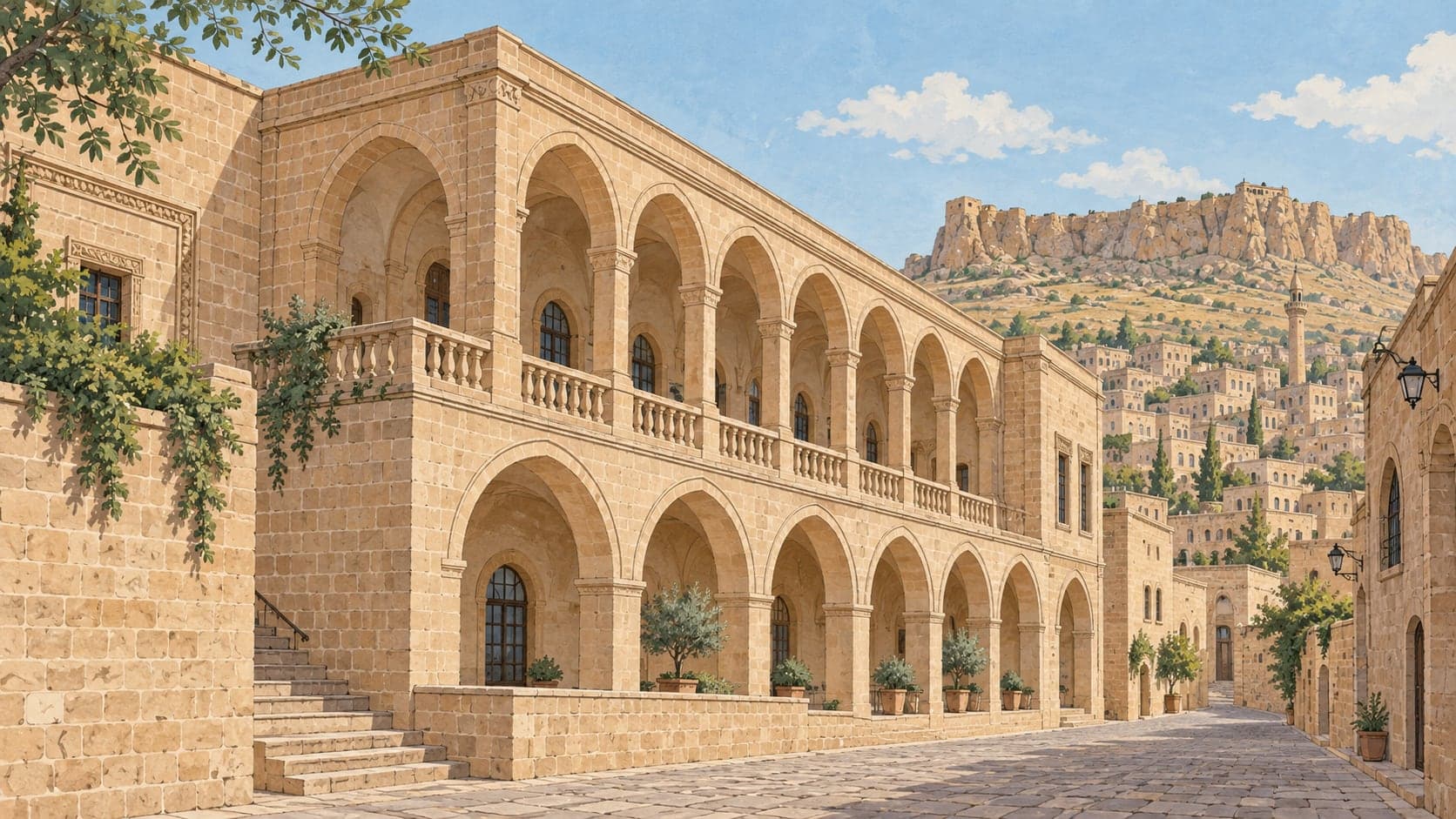 Illustration of Sabancı Mardin City Museum, Mardin