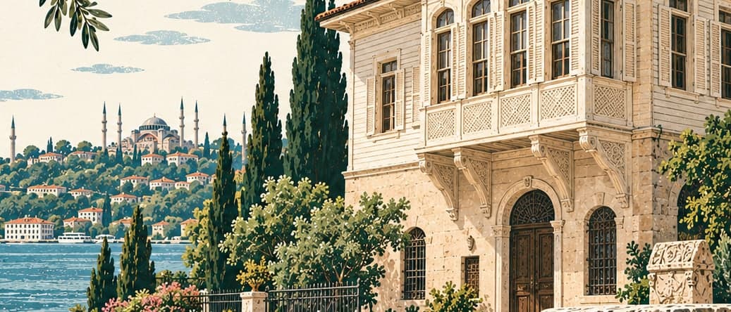 Illustration of Sadberk Hanım Museum, İstanbul
