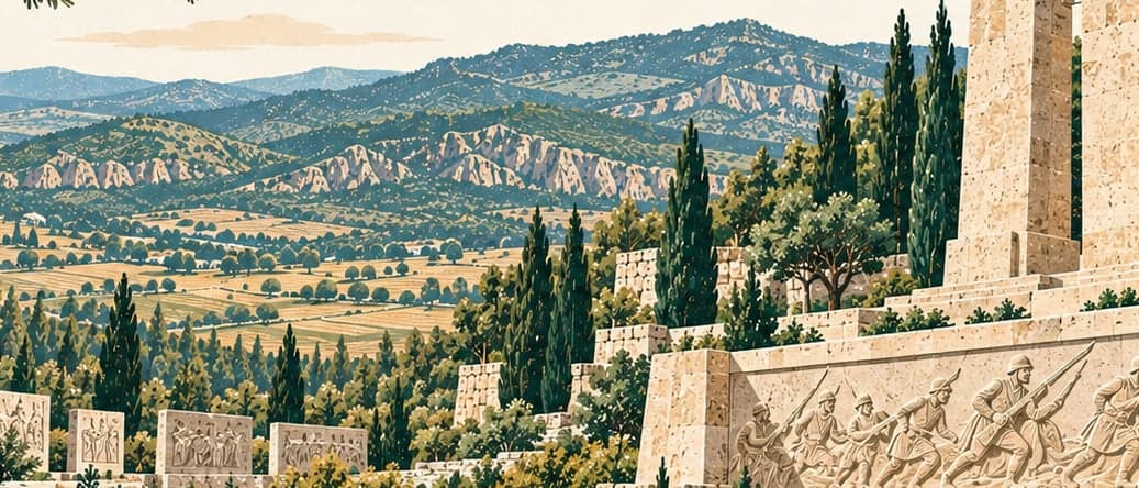 Illustration of Sakarya Meydan Muharebesi Historical National Park, Ankara